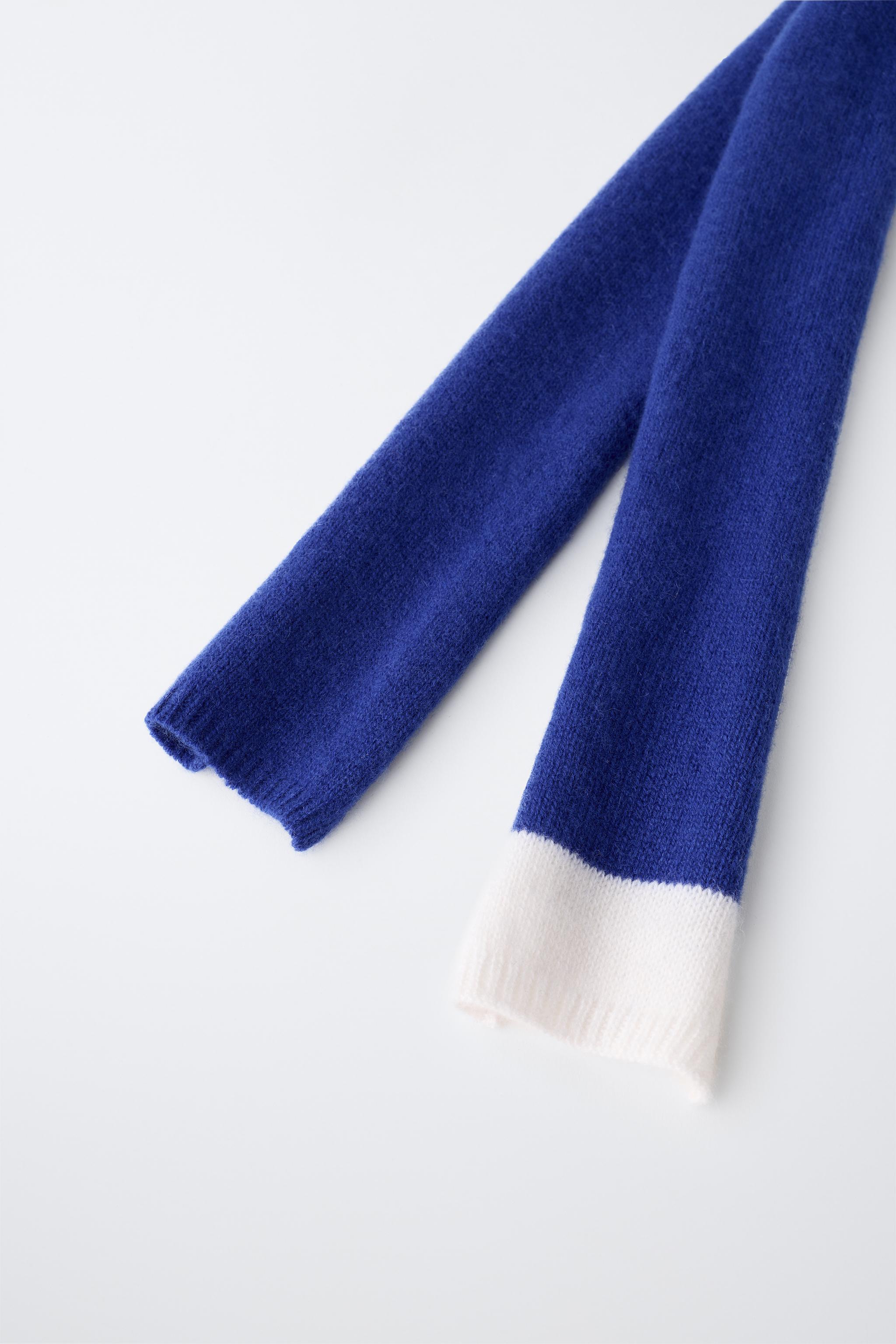 ÉCHARPE 100 % CACHEMIRE RAYURES 0FR. PARIS X ZARA